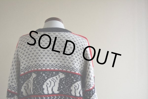 画像13: TELEMARK STYLE ノルディックセーター　 SKJAELAND OF NORWAY　 表記M  (13)