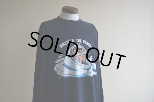 画像9: 1980s WHER'S THE BEACH?キャラスウェット  ©︎WARNER BROS. INC, 1989  表記XL  (9)