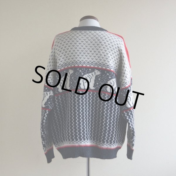 画像3: TELEMARK STYLE ノルディックセーター　 SKJAELAND OF NORWAY　 表記M  (3)