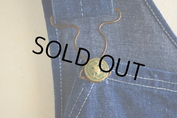 画像6: 1950s OSHKOSH デニムオーバーオール　 実寸W43  (6)