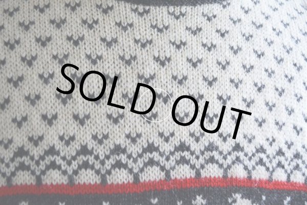 画像14: TELEMARK STYLE ノルディックセーター　 SKJAELAND OF NORWAY　 表記M  (14)