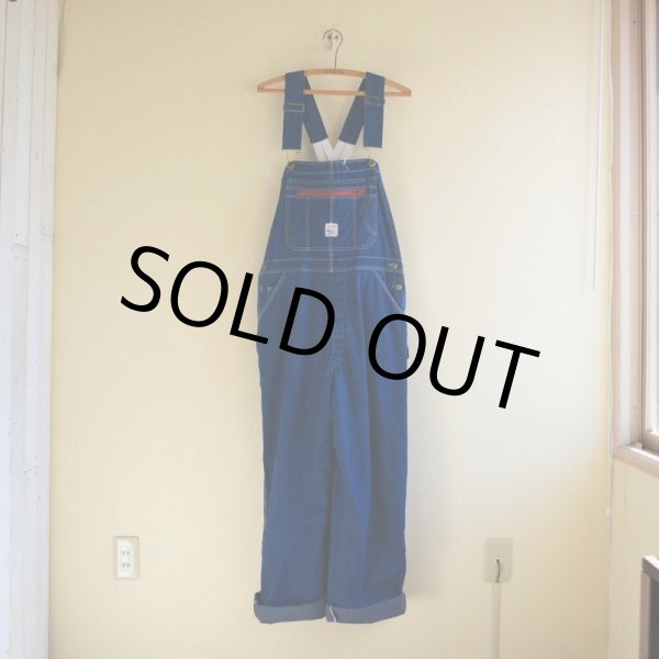 画像2: 1980-90s POINTER BRAND デニムオーバーオール　 ローバックスタイル　 表記36×30  (2)