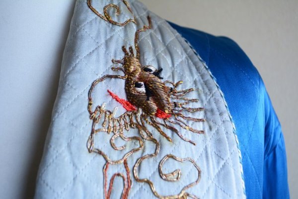 画像9: 1950s STRONG Co. スーベニアガウン  MADE IN JAPAN  表記M  (9)