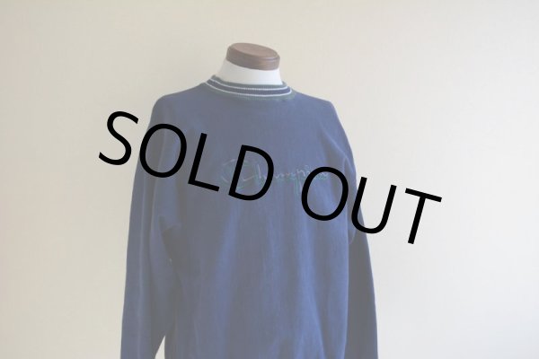 画像8: 1990s Champion リバースウィーブスウェット　 ロゴ刺繍/リブライン　 表記L  (8)