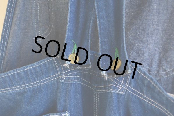 画像16: 1980-90s POINTER BRAND デニムオーバーオール　 ローバックスタイル　 表記36×30  (16)