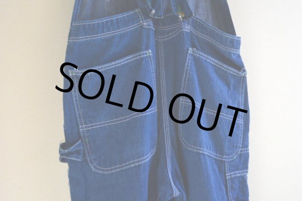 画像17: 1980-90s POINTER BRAND デニムオーバーオール　 ローバックスタイル　 表記36×30  (17)