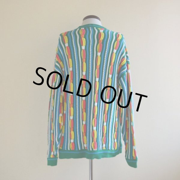 画像3: 1990s 3Dニットセーター　 実寸ML  (3)