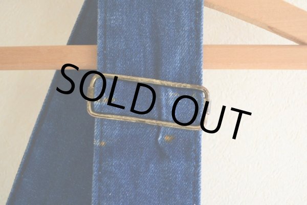 画像6: 1980-90s POINTER BRAND デニムオーバーオール　 ローバックスタイル　 表記36×30  (6)