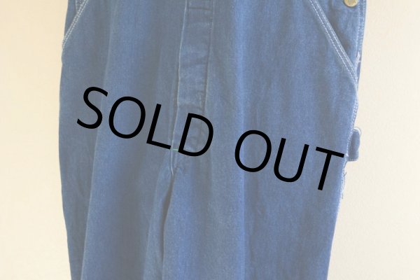 画像12: 1980-90s POINTER BRAND デニムオーバーオール　 ローバックスタイル　 表記36×30  (12)