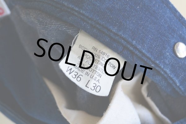 画像10: 1980-90s POINTER BRAND デニムオーバーオール　 ローバックスタイル　 表記36×30  (10)