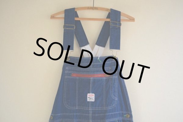 画像4: 1980-90s POINTER BRAND デニムオーバーオール　 ローバックスタイル　 表記36×30  (4)