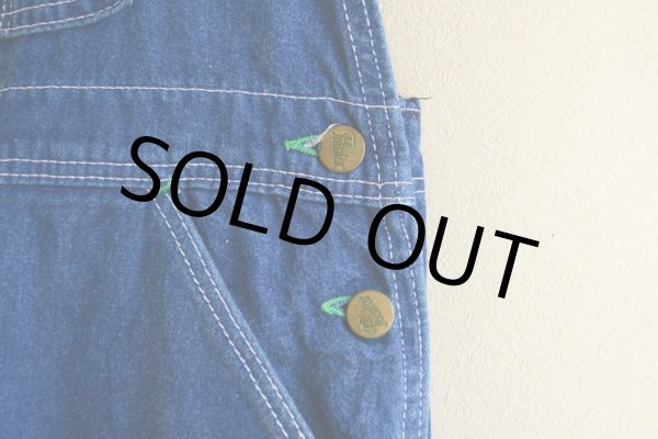 画像11: 1980-90s POINTER BRAND デニムオーバーオール　 ローバックスタイル　 表記36×30  (11)