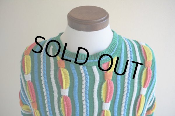 画像6: 1990s 3Dニットセーター　 実寸ML  (6)