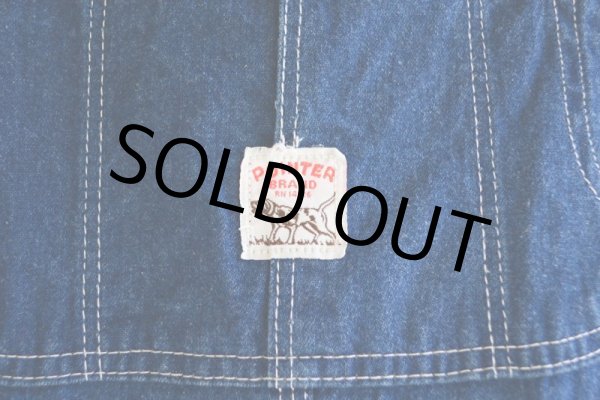 画像8: 1980-90s POINTER BRAND デニムオーバーオール　 ローバックスタイル　 表記36×30  (8)