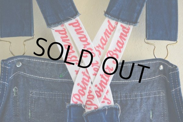 画像15: 1980-90s POINTER BRAND デニムオーバーオール　 ローバックスタイル　 表記36×30  (15)