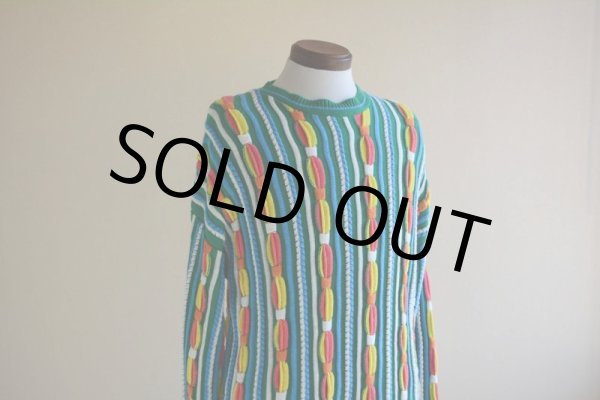 画像7: 1990s 3Dニットセーター　 実寸ML  (7)