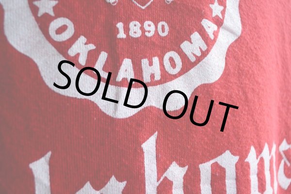 画像10: 1980s THE UNIVERSITY OF OKLAHOMA カレッジスウェット  表記L  (10)