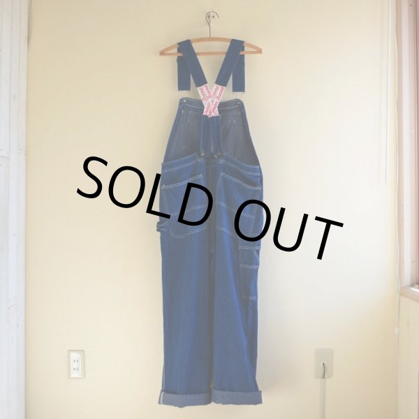 画像3: 1980-90s POINTER BRAND デニムオーバーオール　 ローバックスタイル　 表記36×30  (3)