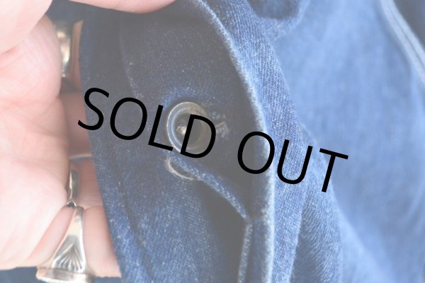 画像9: 1980-90s POINTER BRAND デニムオーバーオール　 ローバックスタイル　 表記36×30  (9)