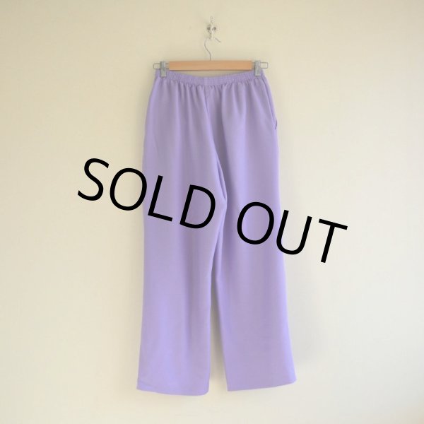 画像2: カラーイージーパンツ　 実寸W64〜74cm  (2)