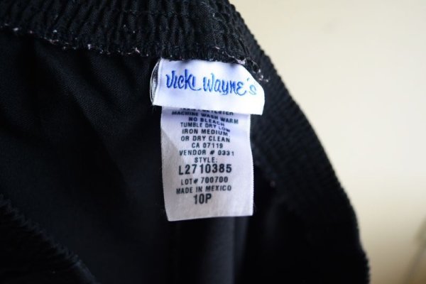 画像4: カラーイージーパンツ  実寸W68〜78cm  (4)