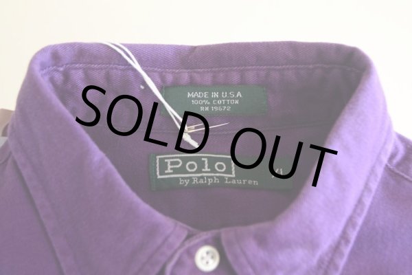 画像5: 1980s Polo Ralph Lauren ボタンダウンシャツ  MADE IN USA  表記BOY'S XL  (5)