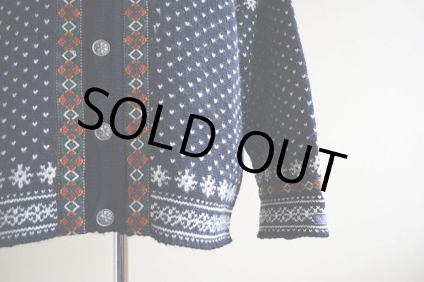 画像10: DALE OF NORWAY ノルディックニットカーディガン　 表記L  (10)