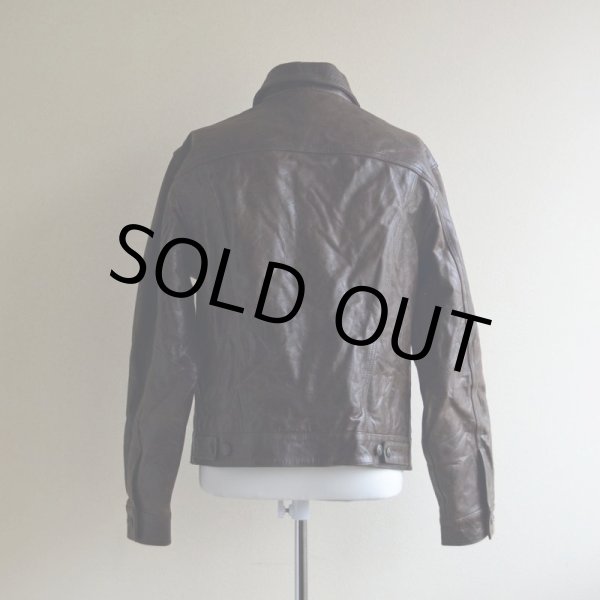 画像3: 2000s GAP BLUE JEANS レザージャケット　 表記S  (3)