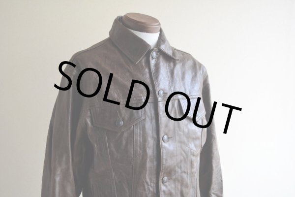 画像7: 2000s GAP BLUE JEANS レザージャケット　 表記S  (7)