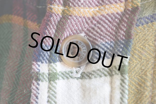 画像11: 1990s ORVIS パッチワークシャツ　 表記L  (11)