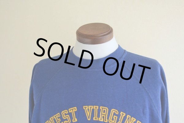 画像7: 1970-80s フロッキーカレッジスウェット　 表記XL  (7)