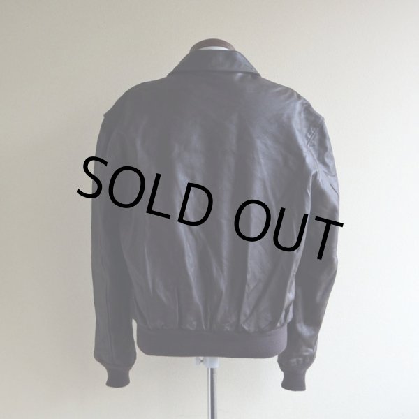 画像3:  1980s A-2 フライトレザージャケット　 SADDLERY×COOPER SPORTS WEAR　 表記42R  (3)