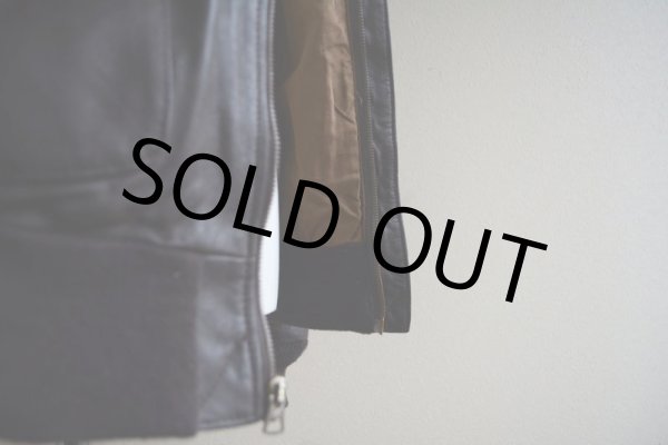 画像19:  1980s A-2 フライトレザージャケット　 SADDLERY×COOPER SPORTS WEAR　 表記42R  (19)