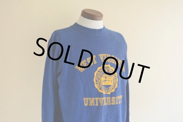 画像8: 1970-80s フロッキーカレッジスウェット　 表記XL  (8)