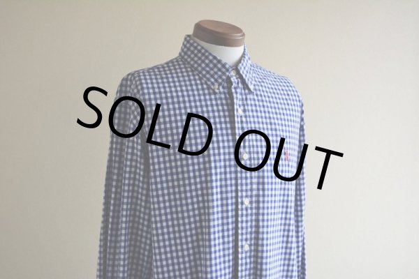 画像7: RalphLauren ボダンダウンシャツ  ギンガムチェック  表記XL  (7)