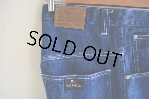 画像4: POLO JEANS CO. デニムペインターパンツ　 表記W34  (4)