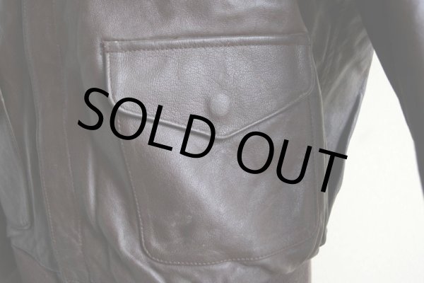 画像15:  1980s A-2 フライトレザージャケット　 SADDLERY×COOPER SPORTS WEAR　 表記42R  (15)