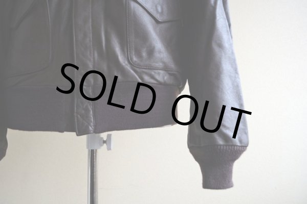 画像13:  1980s A-2 フライトレザージャケット　 SADDLERY×COOPER SPORTS WEAR　 表記42R  (13)