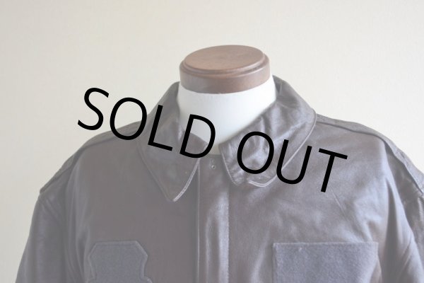 画像7:  1980s A-2 フライトレザージャケット　 SADDLERY×COOPER SPORTS WEAR　 表記42R  (7)