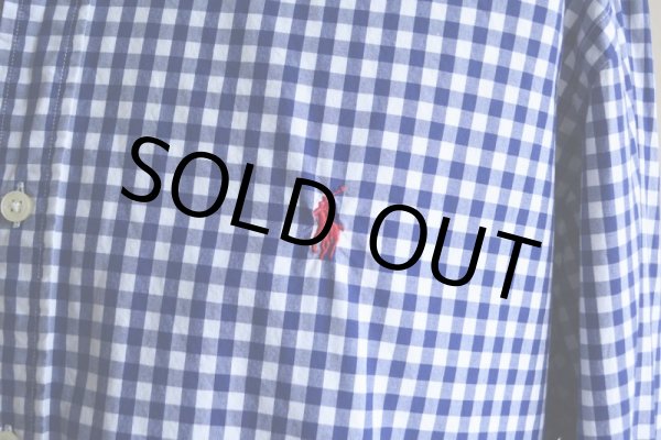 画像8: RalphLauren ボダンダウンシャツ  ギンガムチェック  表記XL  (8)