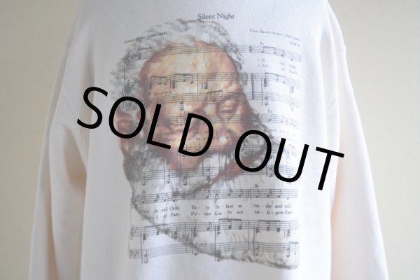 画像8: 1990s Silent Night サンタ聖なる夜スウェット  MADE IN USA  表記L  (8)