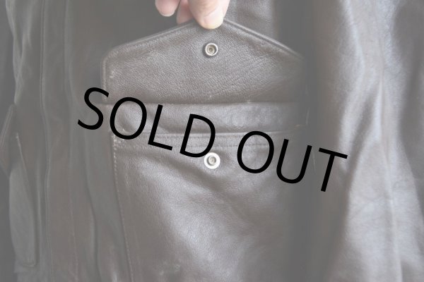 画像16:  1980s A-2 フライトレザージャケット　 SADDLERY×COOPER SPORTS WEAR　 表記42R  (16)