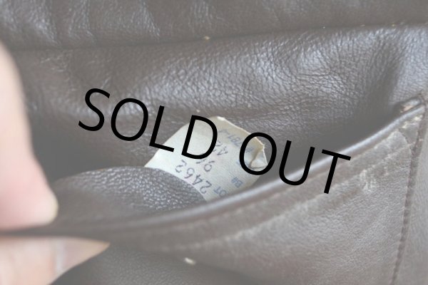 画像17:  1980s A-2 フライトレザージャケット　 SADDLERY×COOPER SPORTS WEAR　 表記42R  (17)