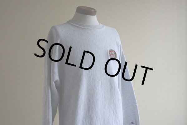 画像8: 1990s Champion リバースウィーブスウェット  HARVARDロゴ刺繍  表記XL  (8)