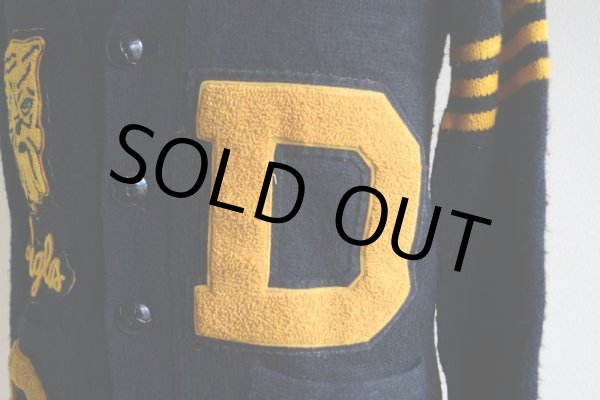 画像8: 1970s MIAMI KNITTING MILLS レタードカーディガン　 実寸SM  (8)