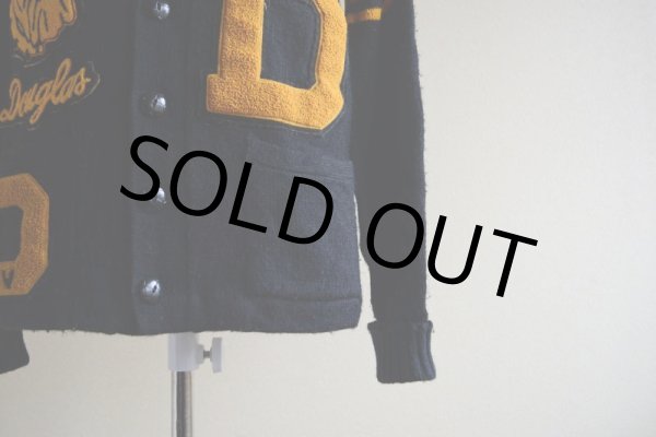 画像9: 1970s MIAMI KNITTING MILLS レタードカーディガン　 実寸SM  (9)