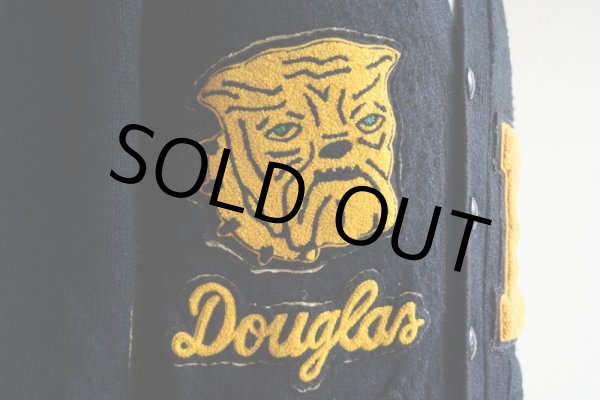 画像10: 1970s MIAMI KNITTING MILLS レタードカーディガン　 実寸SM  (10)