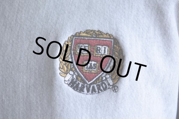 画像9: 1990s Champion リバースウィーブスウェット  HARVARDロゴ刺繍  表記XL  (9)