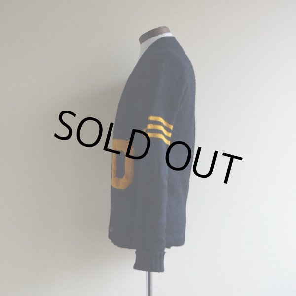 画像4: 1970s MIAMI KNITTING MILLS レタードカーディガン　 実寸SM  (4)