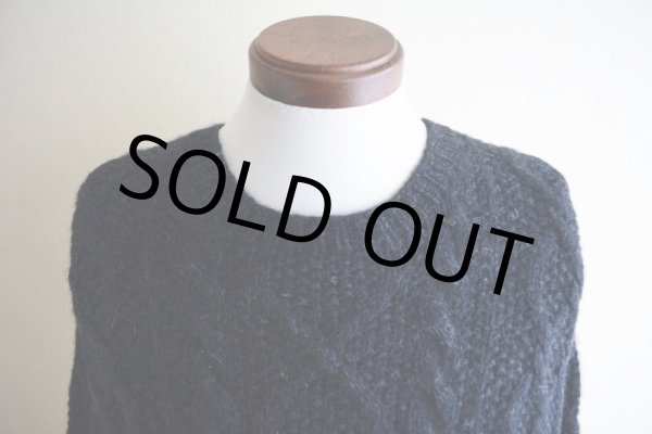 画像6: J.CREW フィッシャーマンセーター　 BLACK　 表記L  (6)